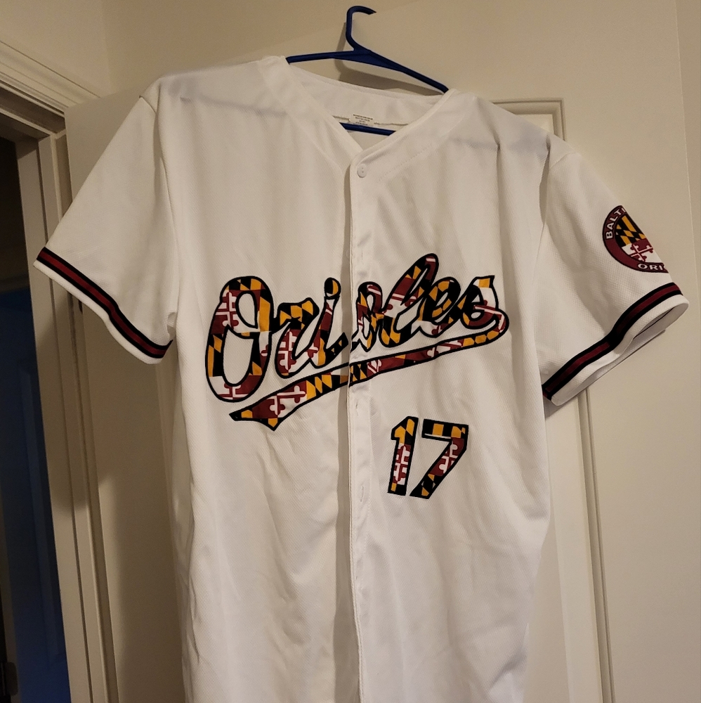 Baltimore Orioles' Maryland Flag Jersey